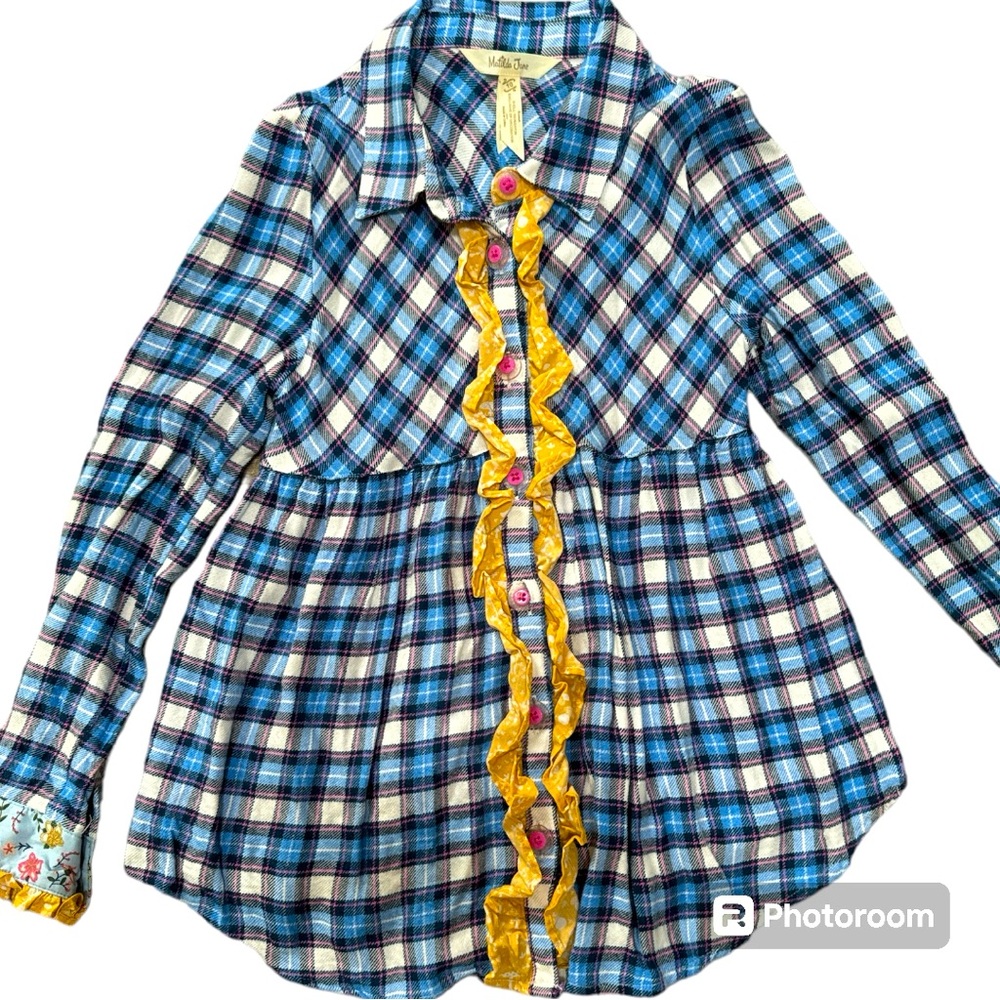 Matilda Jane floating away flannel top